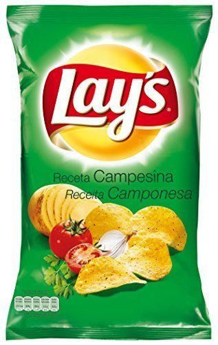 Lay's Patatas Fritas con Condimento Preparado de Vegetales y Especias con Azúcares