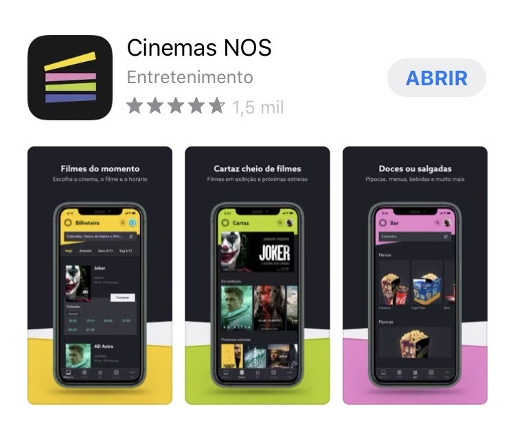 App Cinema NOS