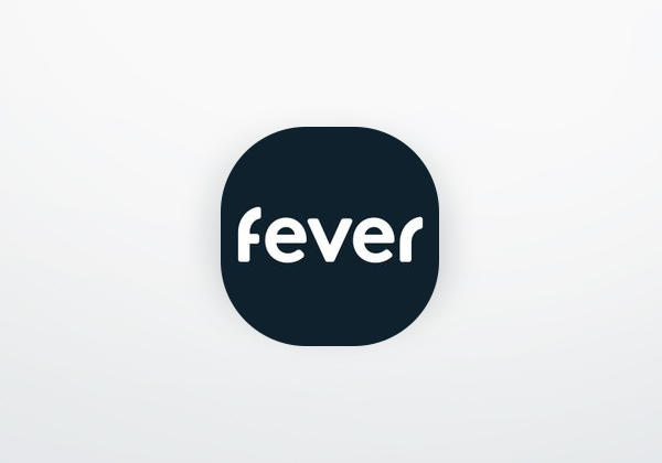 Aplicação Fever - Discover, Book, Enjoy