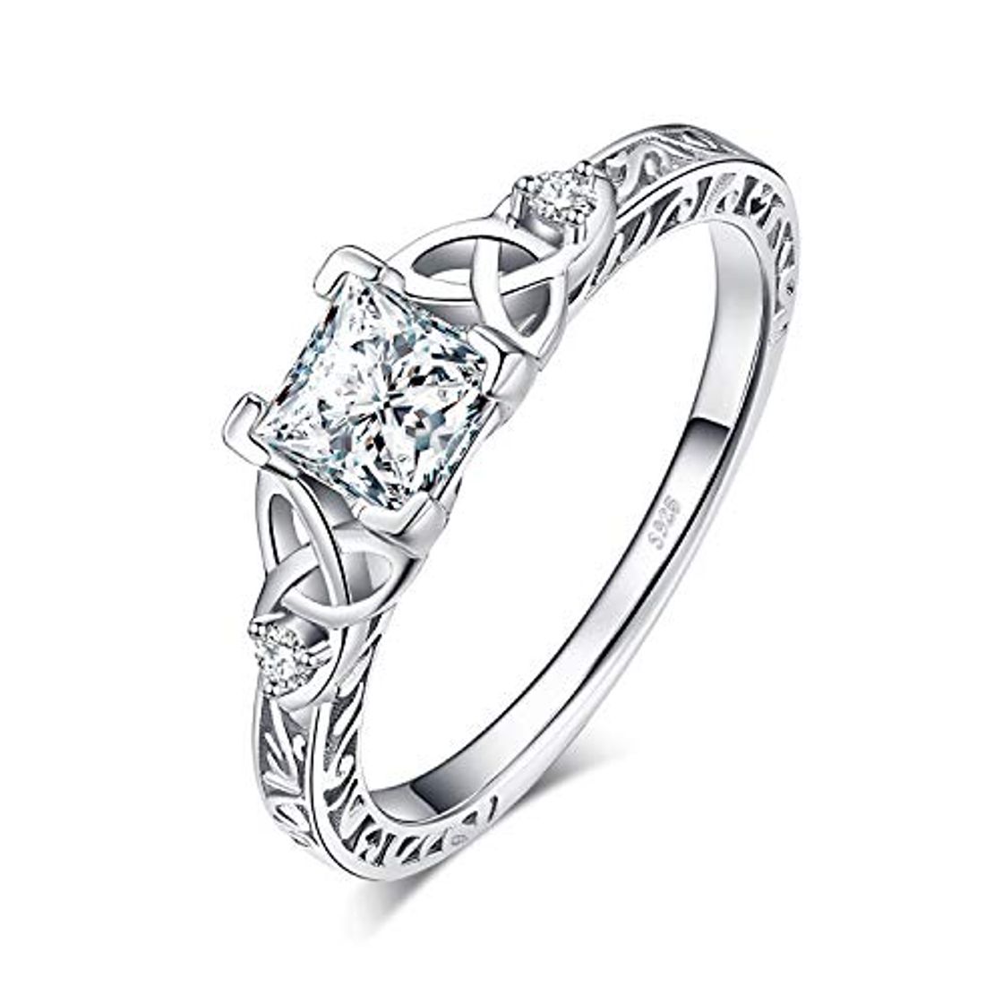 Fashion JewelryPalace Anillo Vintage Corte Princesa 1