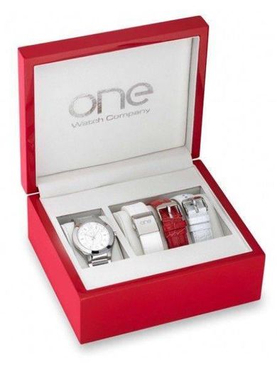 Relógio One Silver Box