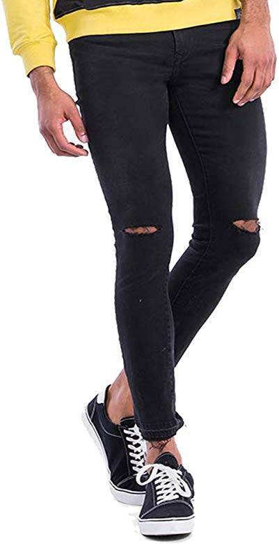 Fashion Tiffosi Blacked Ripped Jeans