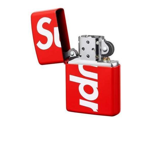 Supreme Logo Zippo Red 