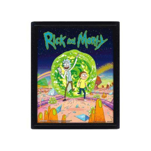 Poster 3D Lenticular Rick & Morty