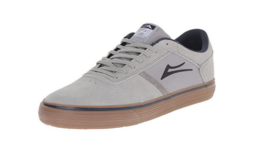 Lakai Vincent del Hombres Skate Zapatos, Blanco