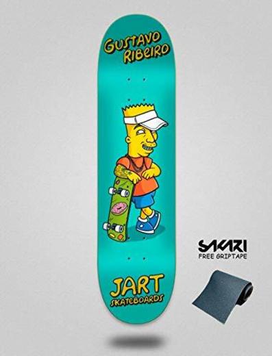 lordofbrands Jart Cut Off 8.0 Gustavo Ribeiro Deck Monopatín Skate Skateboard
