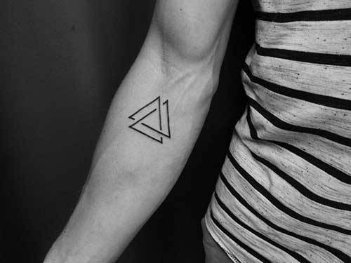 Fashion Tatto triangulo 