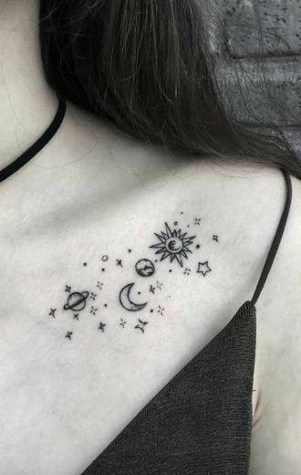 Tatto ceu e estrelas