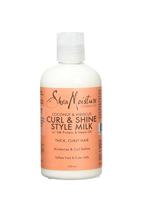 Belleza Shea Moisture - Leche modeladora para rizos con coco e hibisco