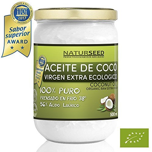 Producto Naturseed - Aceite de coco Virgen Extra Orgánico - Para uso Estético