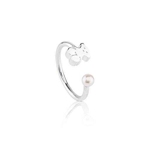 Moda TOUS Sweet Dolls - Anillo de Plata de Primera Ley con Motivo