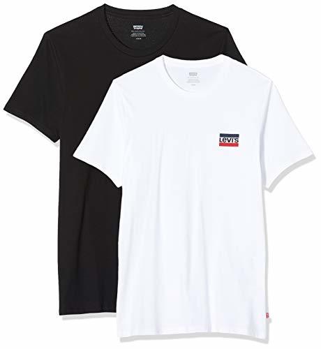 Social Levi's 2pk Crewneck Graphic Camiseta, Multicolor