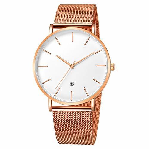 Lugares Infinito U-Reloj de Pulsera para Mujer Hombre Reloj de Cuarzo Resistente al