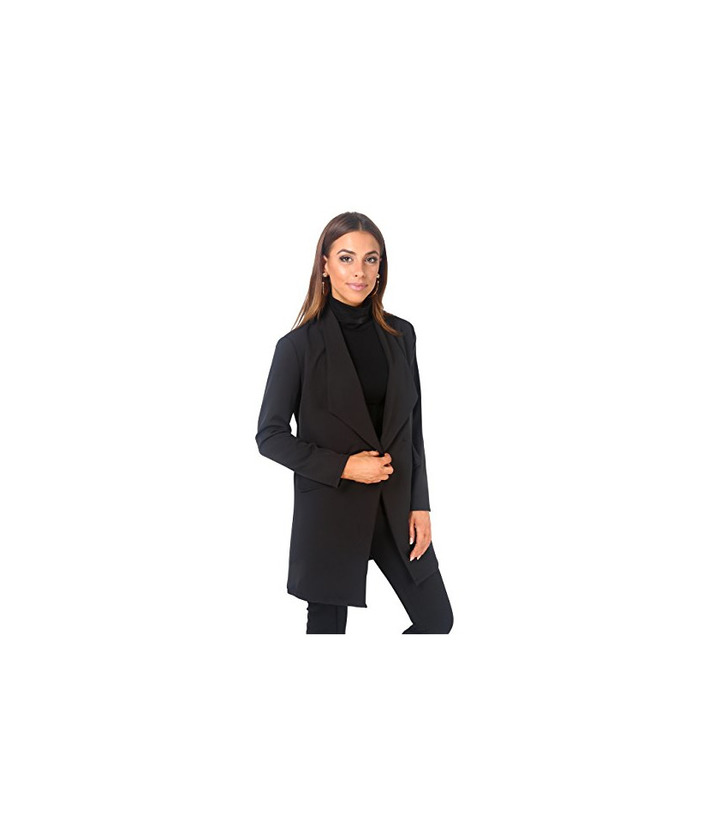 Social KRISP Blazer Mujer Largo Boyfriend Chaqueta Larga Elegante Talla Grande Boda,