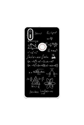 Tumundosmartphone Funda Gel TPU para BQ AQUARIS X5 Plus diseño Formulas Dibujos