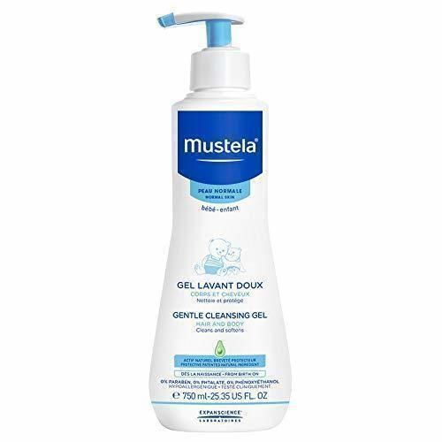 Mustela - Gel dermolimpiador lavante sin jabón cabello y cuerpo