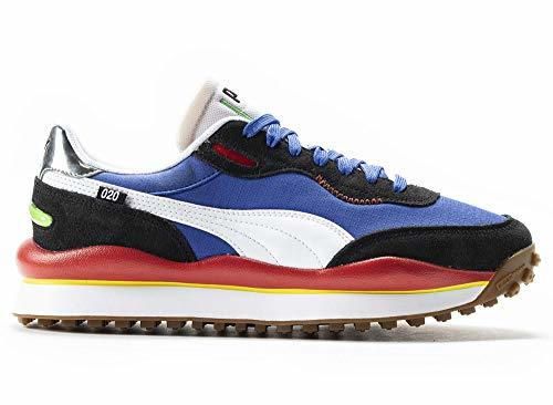 Puma Sneakers uomo Daz Blue-P.Black-High Risk Red Style Rider Play on 371150