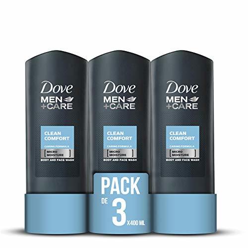 Beauty Dove Men+Care Men Clean Comfort Gel de Ducha Dermatológicamente Testado