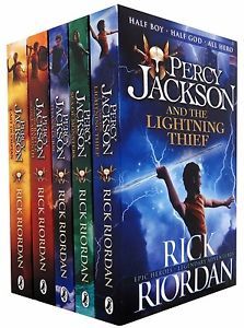 Libro Percy Jackson 5 Books Collection Set Pack The Lightning Thief New