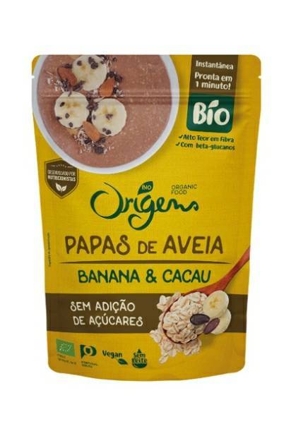 Fashion Papas de aveia: Cacau e - ORIGENS BIO