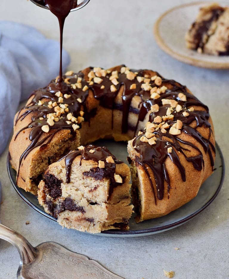 Moda MARBLE BUNDT CAKE | VEGAN BANANA CHOCOLATE