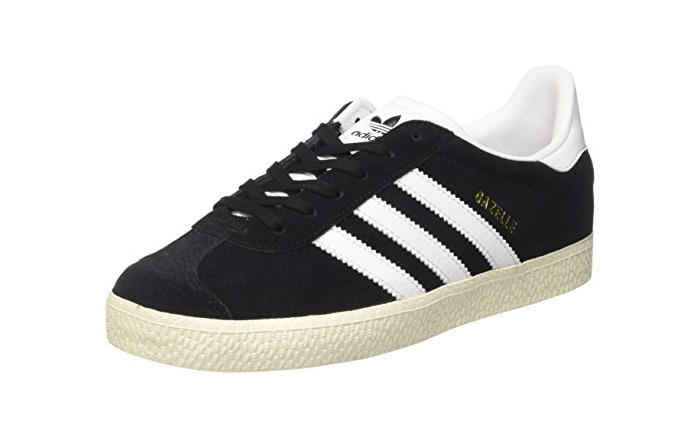 Moda ADIDAS Gazelle J, Zapatillas Unisex Niños, Negro