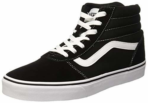 Social Vans Ward Hi, Zapatillas Altas para Mujer Negro