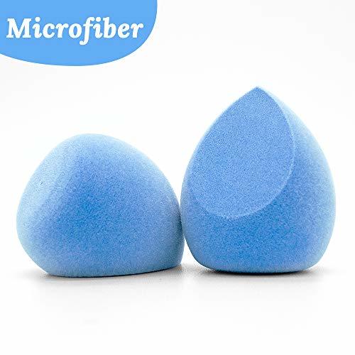 Belleza Esponja Maquillaje Microfibra Velvet Sponge, Latex-Free, Tecnología De Doble Capa, Difuminado Perfecto