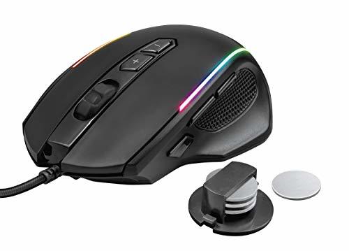 Electrónica Trust GXT 165 Celox - Ratón Gaming RGB de Alta precisión con