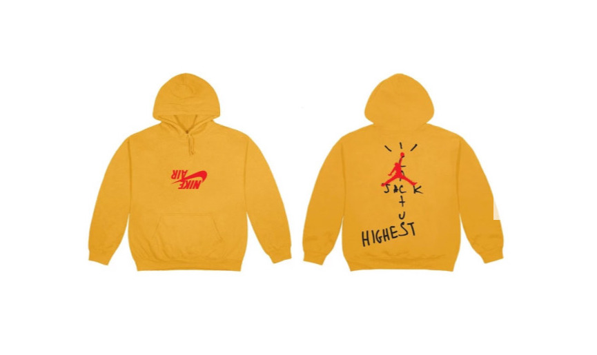 Products Nike X Travis Scott hoodie yellow