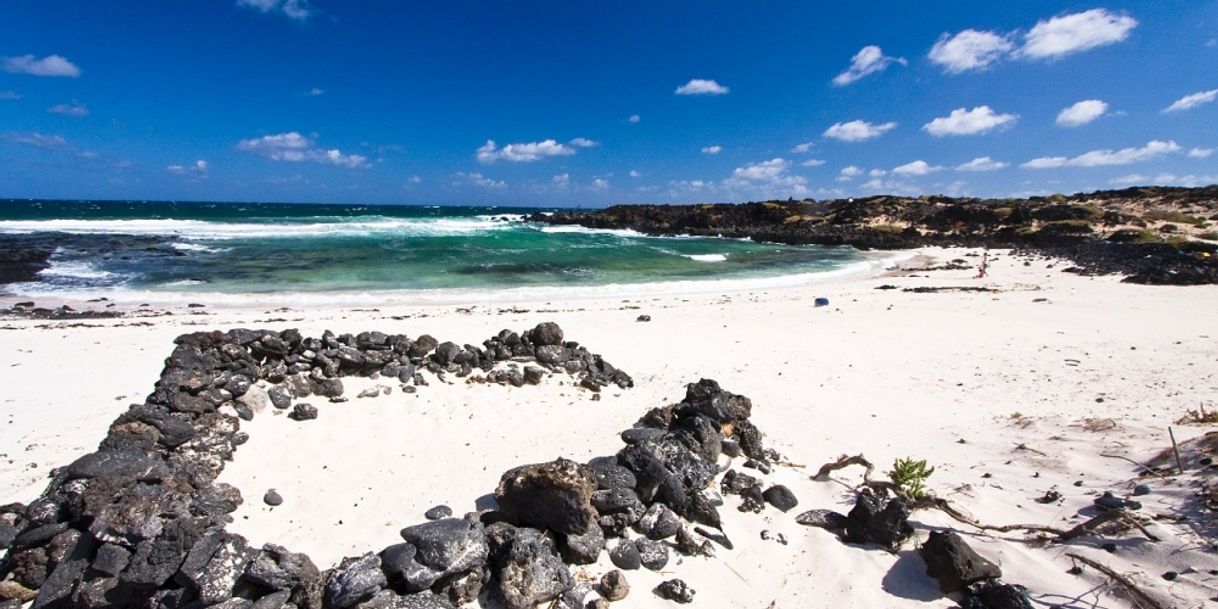 Lugares Caleta del Mojón Blanco, Lanzarote