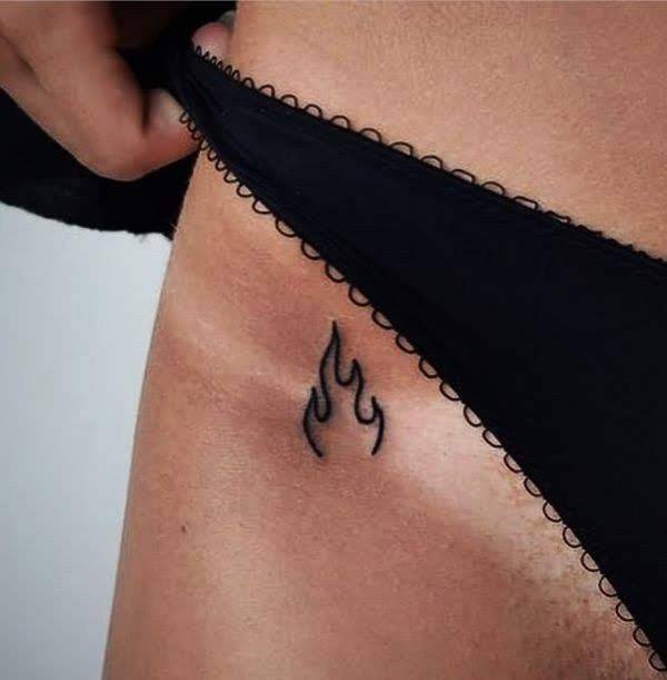 Social Flame tattoo