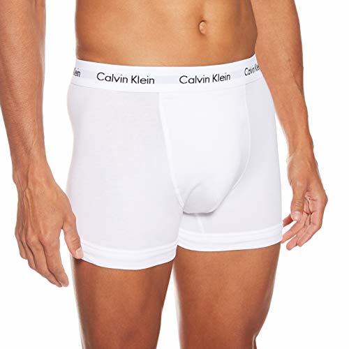 Moda Calvin Klein 0000U2662G - Bóxer para hombre, color blanco