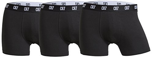 Fitness CR7 Cristiano Ronaldo - Basic - Bóxers Ajustados para Hombre - Pack