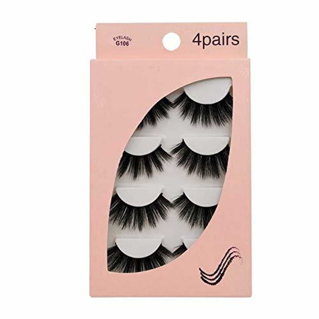 Social Avery Kitty 4 pairs mink eyelashes false lashes mink 3d fake eyelash