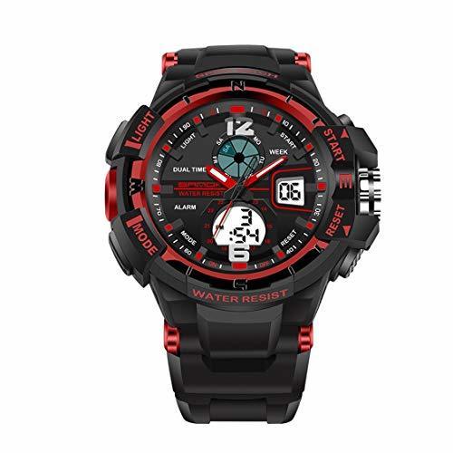 Lugar Sanda 289 Impermeable Hombres Mujeres Niños Deportes Reloj Unisex Buceo Reloj de