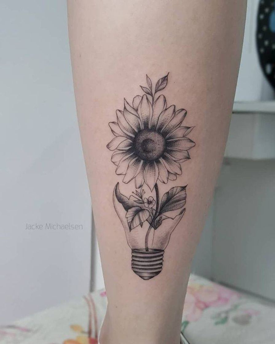 Fashion Tattoo girassol 🌻