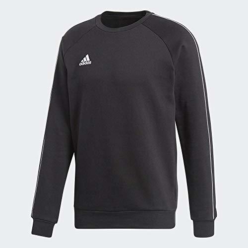 Fitness adidas CORE18 SW Top Sweatshirt, Hombre, Negro