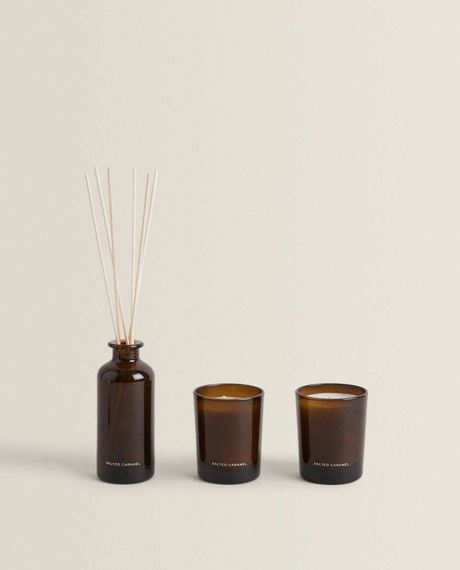 Productos Cofre difusor y mini velas salted caramel