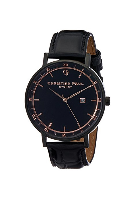 Moda Christian Paul - Reloj de Hombre - Negro abb4326