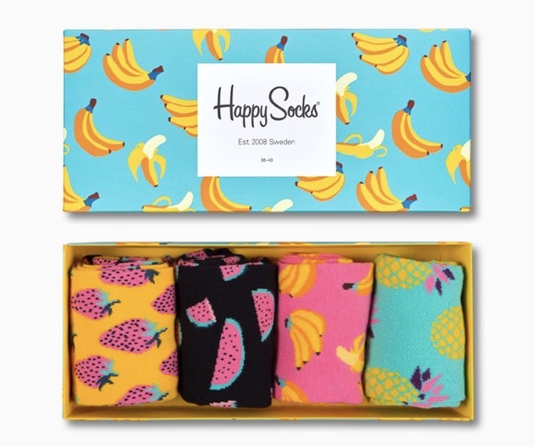 Producto Socks Gift Box Fruits 4-PACK: Fruits