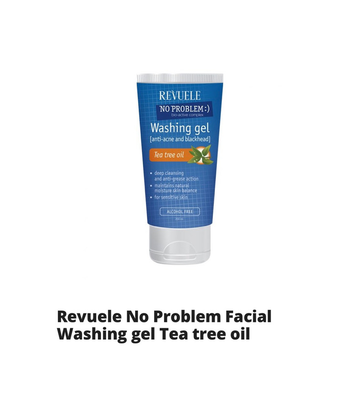 Producto Revuele No Problem Facial Washing gel Tea tree oil