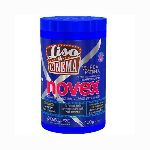 Máscara Novex Liso de Cinema 400ml