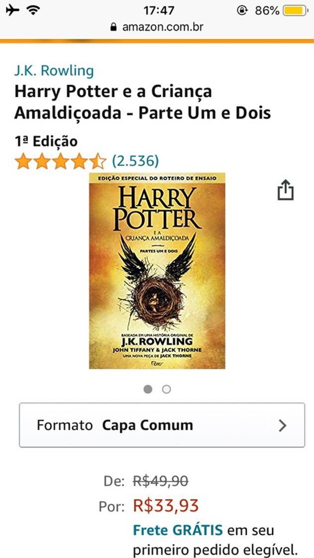 Fashion Livros do Harry Potter 