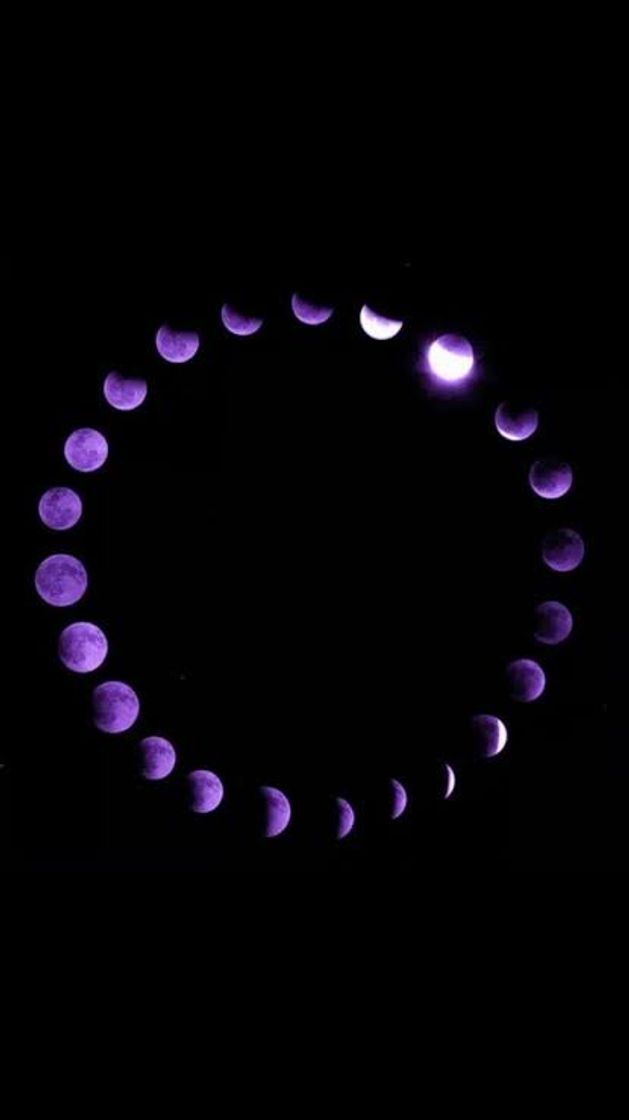 Social moon phases - purple