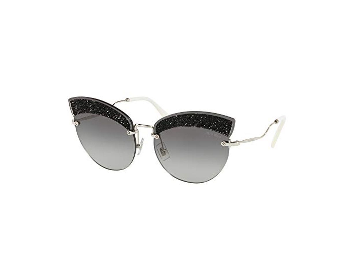 Social Miu Miu 0MU 58TS Gafas, SILVER