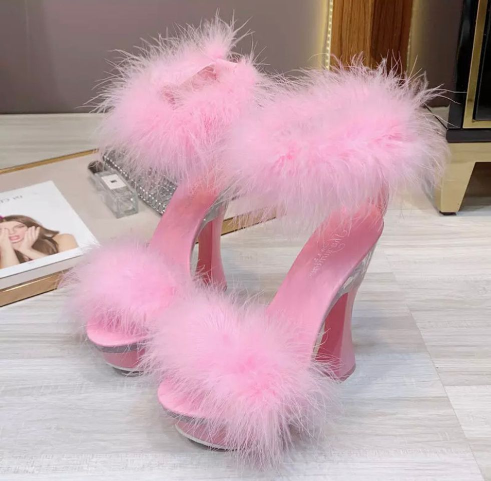 Producto ALI Y2k Furry heels