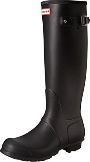 Hunter Original Tall Classic, Botas de Lluvia Unisex Adulto, Negro