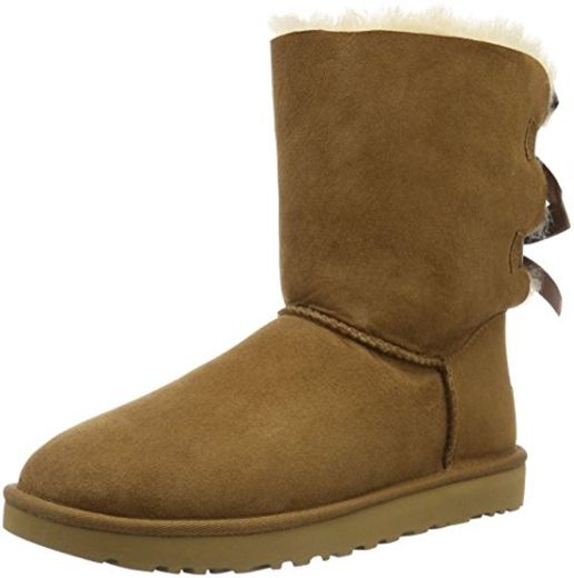 UGG W Bailey Bow II, Botas para Mujer, Marrón