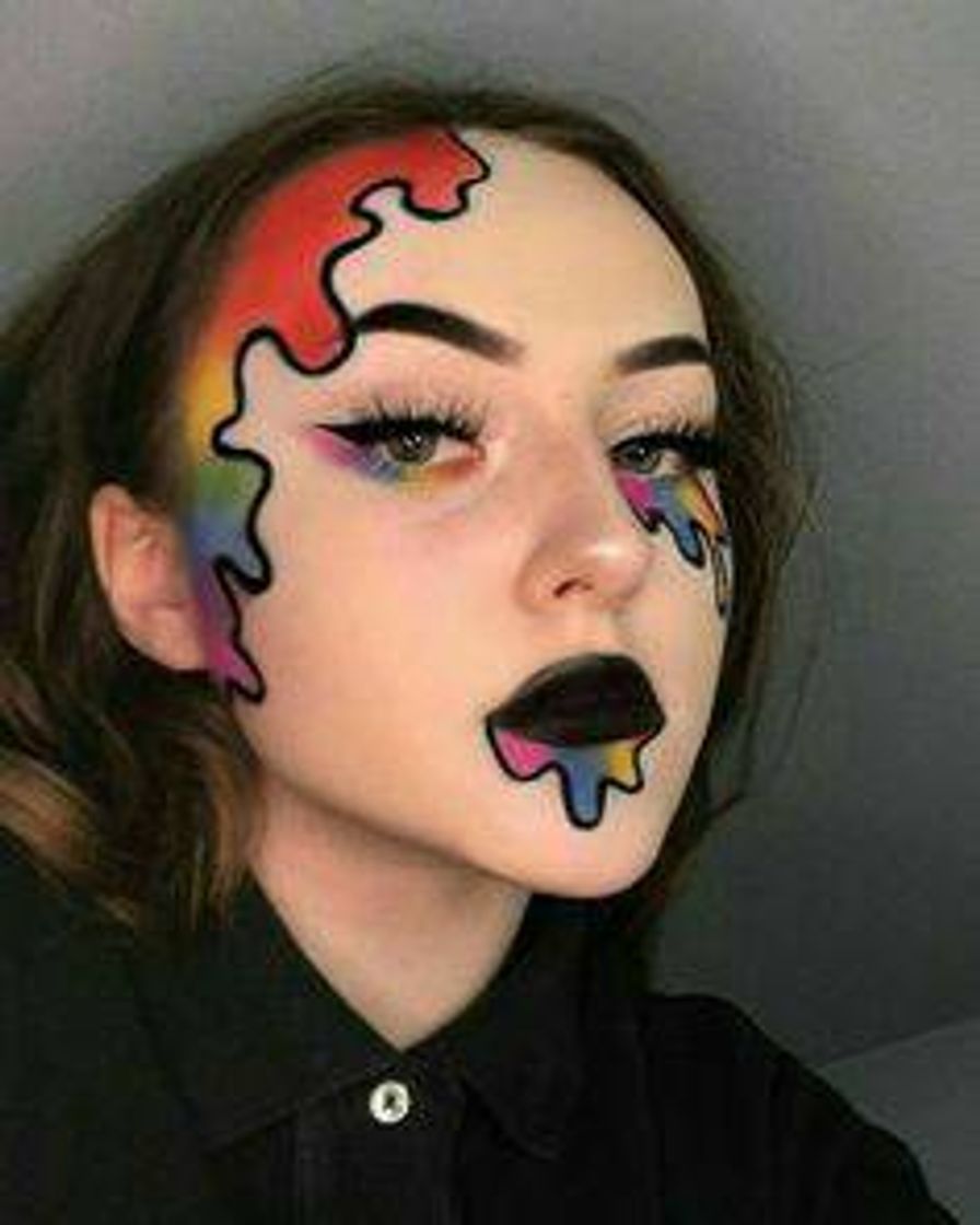 Social Maquiagem arco-íris🌈⚡